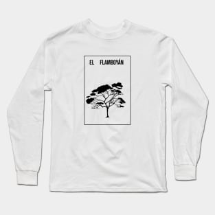 El Flamboyan - Black n White Long Sleeve T-Shirt